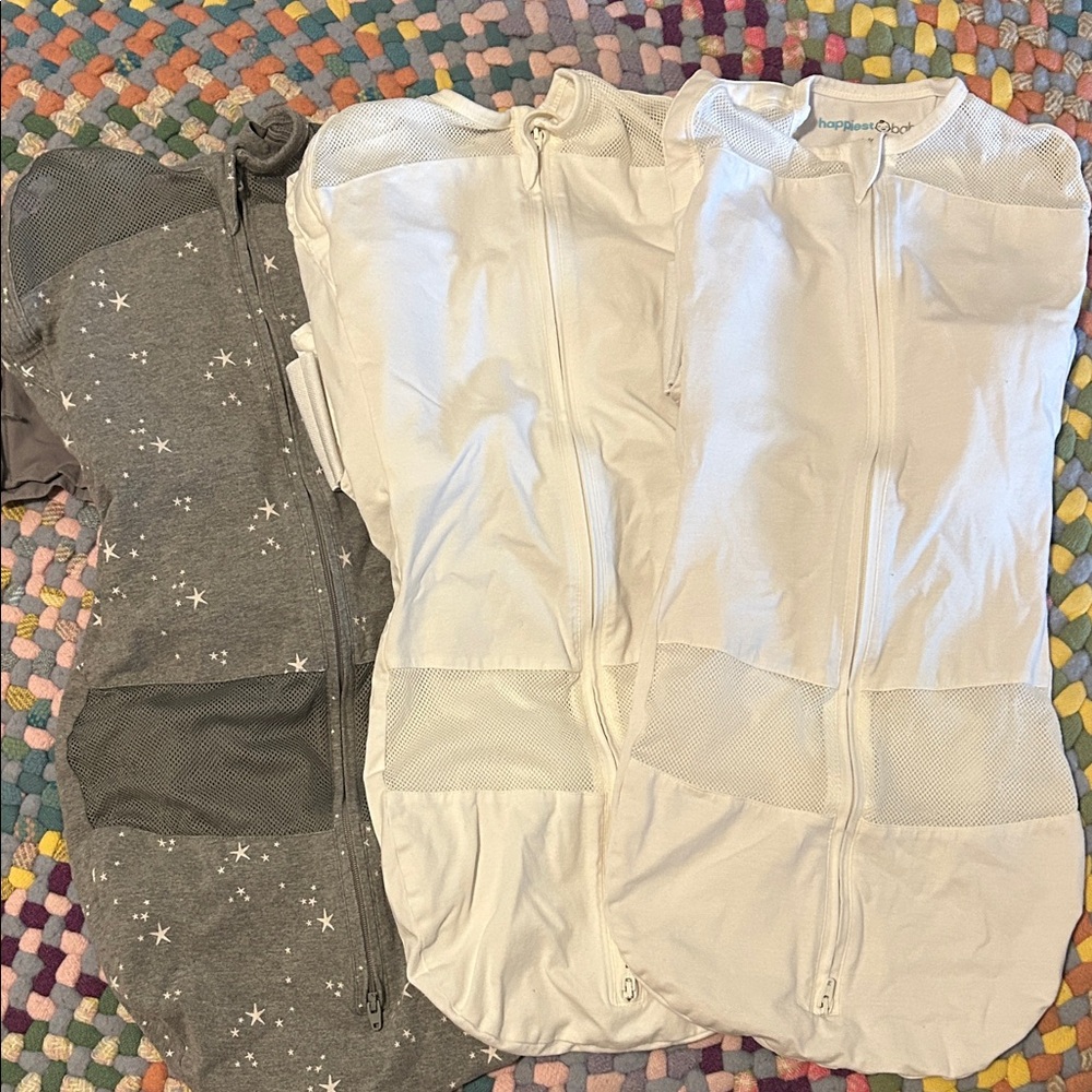 Snoo White and Gray Baby Snoo Swaddles